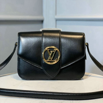 ルイヴィトン LOUISVUITTON 2020年最新入荷 LV PONT 9 LV ポンヌフ 斜め掛け ショルダーバッグ フラップバッグ レディースかばん スムースレザー