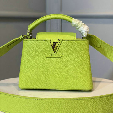 商品名称：ルイヴィトン LOUISVUITTON 057-M55985 2020年最新入荷 カプシーヌ MINI トップハンドルバッグ トートバッグ 2way ショルダーバッグ トリヨンレザー