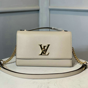 商品名称：ルイヴィトン LOUISVUITTON 057-M56087 2020年最新入荷 ロックミー クラッチ トップハンドルバッグ トートバッグ 2way ショルダーバッグ グレインカーフレザー