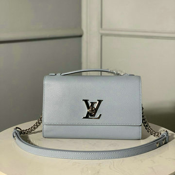 商品名称：ルイヴィトン LOUISVUITTON  057-M56136 2020年最新入荷 ロックミー クラッチ トップハンドルバッグ トートバッグ 2way ショルダーバッグ グレインカーフレザー