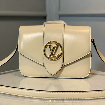 商品名称：ルイヴィトン LOUISVUITTON 2020年最新入荷 LV PONT 9 LV ポンヌフ 斜め掛け ショルダーバッグ フラップバッグ レディースかばん スムースレザー