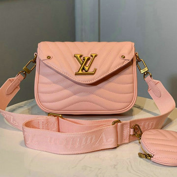 ルイヴィトン LOUISVUITTON 057-M56466F 2020年最新入荷 ニューウェーブ マルチ ポシェット 斜め掛け ショルダーバッグ