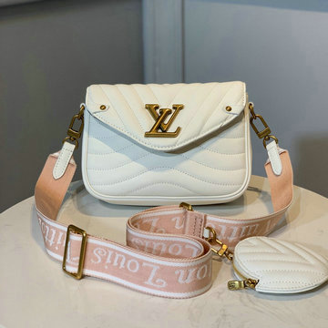 ルイヴィトン LOUISVUITTON 057-M56466　2020年最新入荷 ミュルティ ポシェット 斜め掛け ショルダーバッグ レディースかばん カーフレザー