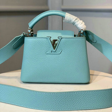 ルイヴィトン LOUISVUITTON 057-M56754 2020年最新入荷 カプシーヌ MINI トップハンドルバッグ トートバッグ 2way ショルダーバッグ トリヨンレザー