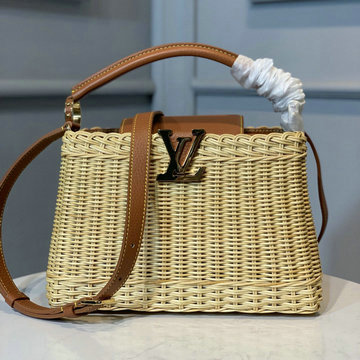 ルイヴィトン LOUISVUITTON 057-M55011  2020年最新入荷 カプシーヌ トートバング ハンドバッグ レザー ショルダーバッグ