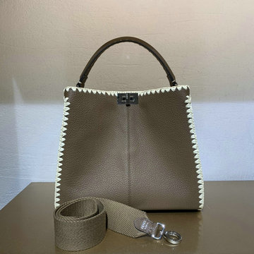 フェンディ FENDI 025-FD6184H 2020年最新作 ピーカブー エックスライト トートバッグ トップハンドルバッグ ハンドバッグ 通勤 カーフレザー