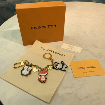 商品名称：ルイヴィトン LOUISVUITTON 057-M68997  2020年最新入荷 ビジュー サック シェンヌ アニマル ファミリー キーケース キーホルダー キーリング バッグチャーム