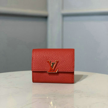商品名称：ルイヴィトン LOUISVUITTON  057-M69069 2020年最新入荷 ポルトフォイユ カプシーヌ XS 三つ折り短財布 ショートウォレット トリヨンレザー