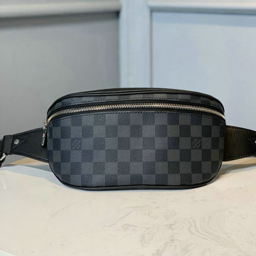 ルイヴィトン LOUISVUITTON 057-N40362 2020年最新入荷 キャンパス バムバッグ ウェストバッグ ベルトバッグ ボディバッグ ダミエグラフィット