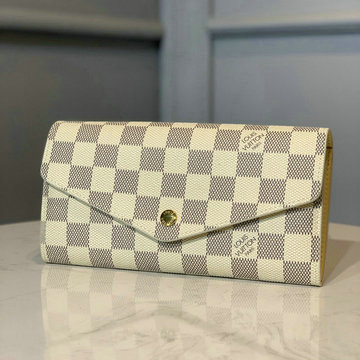 ルイヴィトン LOUISVUITTON 057-N63208 2020年最新入荷 ポルトフォイユ サラ 二つ折り長財布 ロングウォレット カードケース 小銭入れ ダミエアズールキャンパス