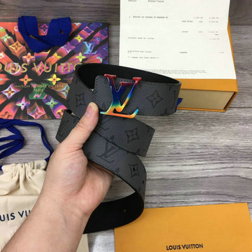 商品名称：ルイヴィトン LOUISVUITTON  057-M0285C 2020年最新入荷 リバーシブル ベルト 幅40mm カーフレザー