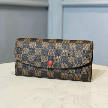 商品名称：ルイヴィトン LOUISVUITTON 057-N63544 2020年最新入荷 ポルトフォイユ エミリー二つ折り長財布 ロングウォレット カードケース 小銭入れ ダミエエベヌキャンパス