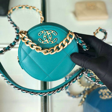 シャネル CHANEL  JS-CH0945LS 2020年最新入荷 19 チェーンク クラッチ ラウンドバッグ 斜め掛け ショルダーバッグ レディースかばん ラムスキン