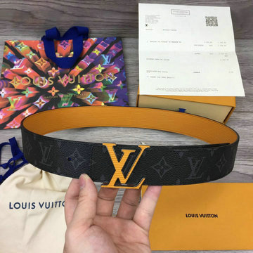 ルイヴィトン LOUISVUITTON 057-M9256  2020年最新入荷 リバーシブル ベルト 幅40mm カーフレザー