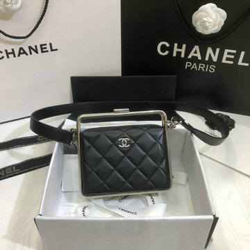 商品名称：シャネル CHANEL JS-CH1732BK 2020年最新入荷 クラッチバッグ スクエアバッグ 斜め掛け ショルダーバッグ レディースかばん ラムスキン