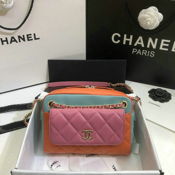 シャネル CHANEL JS-CHB20006DYP  2020年最新入荷 斜め掛け ショルダーバッグ レディースかばん ラムスキン