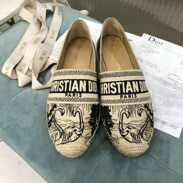 クリスチャンディオール CHRISTIAN DIOR 2020年夏最新入荷 エスパドリーユシューズ パンプス フラットシューズ レディースシューズ キャンパス