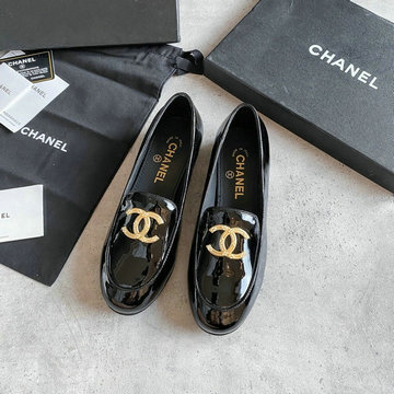商品名称：シャネル CHANEL 26-CHJ20079Q 2020年夏最新入荷 パンプス フラットシューズ ローファーシューズ レディースシューズ カーフスキン