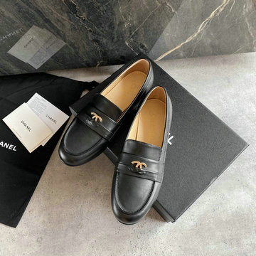 商品名称：シャネル CHANEL 26-CHJ20090C 2020年夏最新入荷 パンプス フラットシューズ ローファーシューズ レディースシューズ レザー
