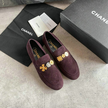 商品名称：シャネル CHANEL 26-CHJ20090RX 2020年夏最新入荷 パンプス フラットシューズ ローファーシューズ レディースシューズ レザー
