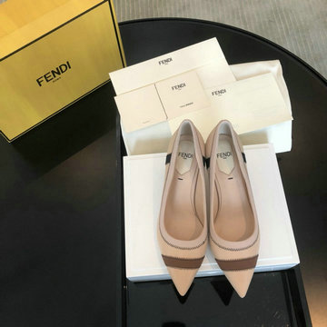 フェンディ FENDI 26-FDJ20020D 2020年夏最新入荷 ローヒールシューズ パンプス レディースシューズ 靴 レザー