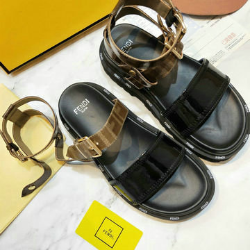 フェンディ FENDI 26-FDJ20022 2020年夏最新入荷 サンダル フラットシューズ ビーチサンダル レディースシューズ 靴 レザー