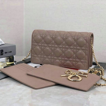 クリスチャンディオール CHRISTIAN DIOR 99-CD0204 2020年最新入荷 レディ ディオール チェーンポーチ チェーンウォレット ショルダーバッグ