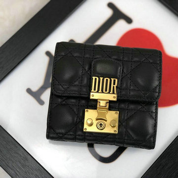 クリスチャンディオール CHRISTIAN DIOR 99-CD0244Q 2020年最新入荷 三つ折り短財布 カードケース コインケース 札入れ付き ラムスキン