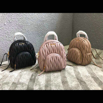 ミュウミュウ MIUMIU 99-MM5BZ015 2020年最新入荷 マテラッセ バックパック レディース リュック リュックサック ディパックバッグ