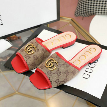 グッチ GUCCI 26-GGJ20044B 2020年夏最新入荷 フラットシューズ サンダル レディースシューズ スリッパ ミュール 室外靴 レザー