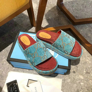 グッチ GUCCI 26-GGJ20049F 2020年夏最新入荷 スリッパ ミュール サマーサンダル 室外室内 靴 レディースシューズ