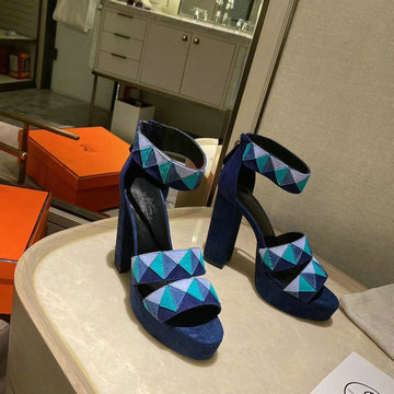 エルメス HERMES 26-HEJ20015C  2020年夏最新入荷 ハイヒールシューズ サマーサンダル レディースシューズ 靴 レザー