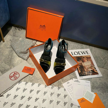 エルメス HERMES 26-HEJ20015R 2020年夏最新入荷 ハイヒールシューズ サマーサンダル レディースシューズ 靴 レザー