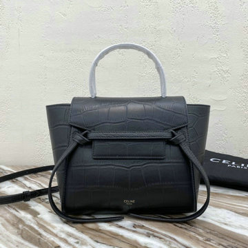 CELINE セリーヌ DDB-CE175519EBK 2020年最新入荷 ベルト ナノ ハンドバッグ トート バッグ 2way ショルダーバッグ レディースかばん