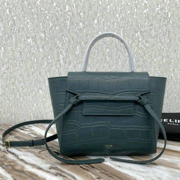 CELINE セリーヌ DDB-CE175519EML  2020年最新入荷 ベルト ナノ ハンドバッグ トート バッグ 2way ショルダーバッグ レディースかばん