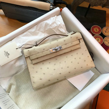 エルメス HERMES 063-HKL22TPYNB 2020年最新入荷 ケリー 22 トートバッグ トップハンドルバッグ レディースかばん オーストリッチ革