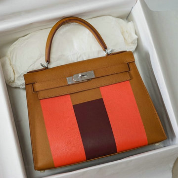 エルメス HERMES 063-HKL28SWPTR  2020年最新入荷 ケリー 28 トートバッグ トップハンドルバッグ レディースかばん エプソン