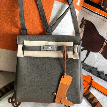 エルメス HERMES 063-HKLA22TGYS 2020年最新入荷 ケリー アド バックパック リュックサック メンズかばん ディパックバッグ リュック TOGO革