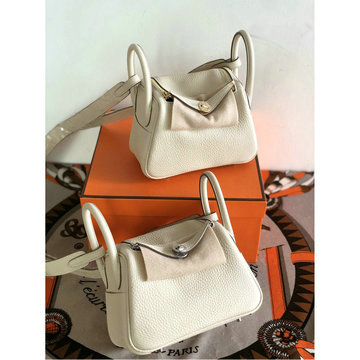 エルメスHERMES 063-HLD19LYNB  2020最新入荷 ミニ リンディ 斜め掛け ショルダーバッグ スクエアバッグ トリヨンクレマンス