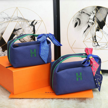 商品名称：エルメスHERMES 063-HE6627BL 2020最新入荷 Trousse Bride-A-Brace ハンドバッグ お弁当袋 クーラーバッグ ボストンバッグ