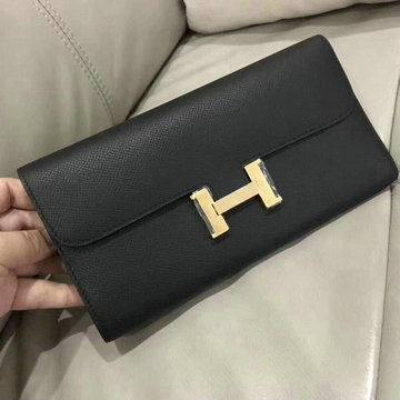 エルメス HERMES 063-HES20001BK 2020年最新入荷 コンスタンス 二つ折り長財布 ロングウォレット 小銭入れ エプソン