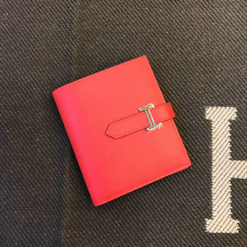 エルメス HERMES 063-HES20003RD  2020年最新入荷 ベアン 二つ折り短財布 ショートウォレット カードケース エプソン