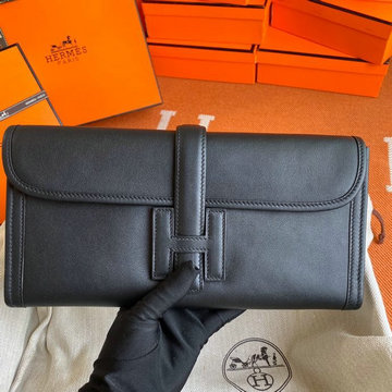 エルメス HERMES  063-HES20005BK 2020年最新入荷 ジジェ エラン クラッチバッグ 手持ちかばん swift革 スイフト カーフスキン