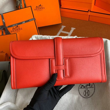 エルメス HERMES 063-HES20005RD 2020年最新入荷 ジジェ エラン クラッチバッグ 手持ちかばん swift革 スイフト カーフスキン