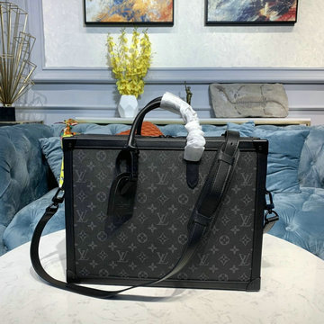 ルイヴィトン LOUISVUITTON 057-M44952 2020年最新入荷 ソフトトランク ブリーフケース トートバッグ 2way ショルダーバッグ モノグラムエクリプス