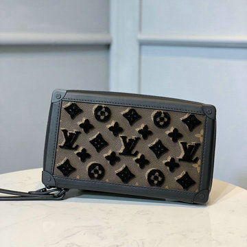 商品名称：ルイヴィトン LOUISVUITTON 057-M45061 2020年最新入荷 ソフトトランク クラッチバッグ 手持ちかばん ストラップ セカンドバッグ モノグラム キャンバス