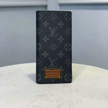 ルイヴィトン LOUISVUITTON 057-M69260 2020年最新入荷 ポルトフォイユ ブラザ 二つ折り長財布 ロングウォレット カードケース 札入れ モノグラム エクリプス キャンバス