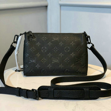 商品名称：ルイヴィトン LOUISVUITTON 057-M55878  2020年最新入荷 トリアングル メッセンジャーバッグ 斜め掛け ショルダーバッグ トリヨンレザー