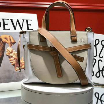 ロエベ LOEWE DDB-LE261830PHB 2020年最新入荷 ゲート トップハンドバッグ パッチワークバッグ トートバッグ ハンドバッグ カーフレザー
