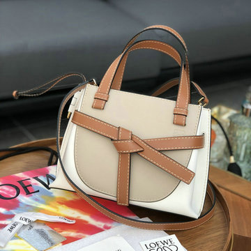 ロエベ LOEWE DDB-LE271940PHB 2020年最新入荷 ゲート トップハンドバッグ パッチワークバッグ トートバッグ ハンドバッグ カーフレザー